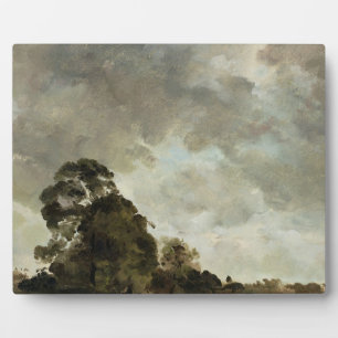 John Constable Landschaft in Hampstead, Tree und Fotoplatte