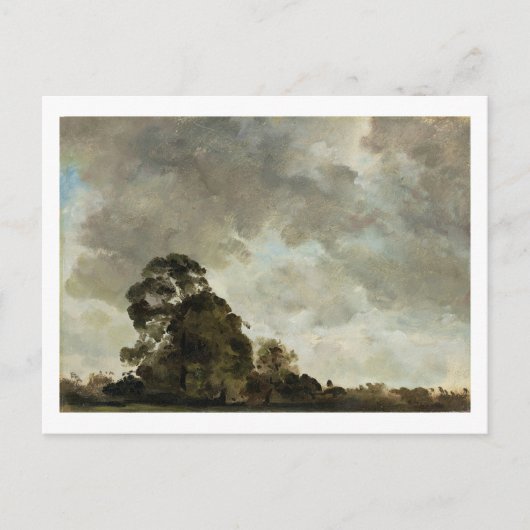 John Constable | Landschaft in Hampstead, Tree und Postkarte (Vorderseite)