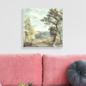 John Constable | Landschaft mit Bäumen und Afghani Leinwanddruck (Insitu (Wohnzimmer))
