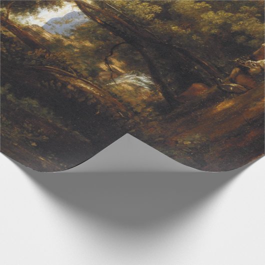 John Constable Landschaft mit Goatherd und Ziegen Geschenkpapier (Ecke)