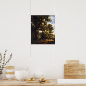 John Constable Landschaft mit Goatherd und Ziegen Poster (Küche)