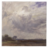 John Constable| Landschaft mit Gray Windy Sky, c. Fliese (Vorderseite)
