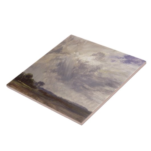 John Constable| Landschaft mit Gray Windy Sky, c. Fliese (Seite)