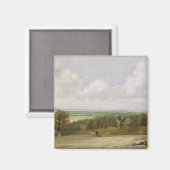 John Constable | Landschaft: Pflügen im Suf Magnet (Vorderseite/Rückseite)