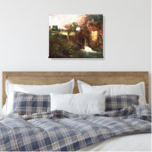 John Constable - Parham Mill (modifiziert) Leinwanddruck (Insitu (Schlafzimmer))