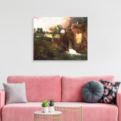 John Constable - Parham Mill (modifiziert) Leinwanddruck (Insitu (Wohnzimmer))