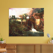 John Constable - Parham Mill (modifiziert) Leinwanddruck (Insitu (Wohnzimmer))