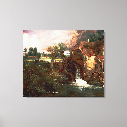 John Constable - Parham Mill (modifiziert) Leinwanddruck (Vorderseite)