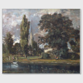 John Constable Salisbury Cathedral and Leadenhall Geschenkpapier (Flach)