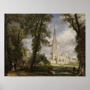 John Constable - Salisbury Cathedral Poster