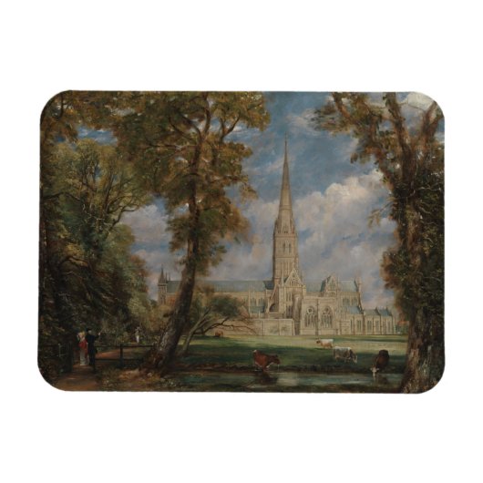 John Constable | Salisbury Kathedrale aus dem Bisc Magnet (Horizontal)