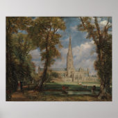 John Constable | Salisbury Kathedrale aus dem Bisc Poster (Vorne)