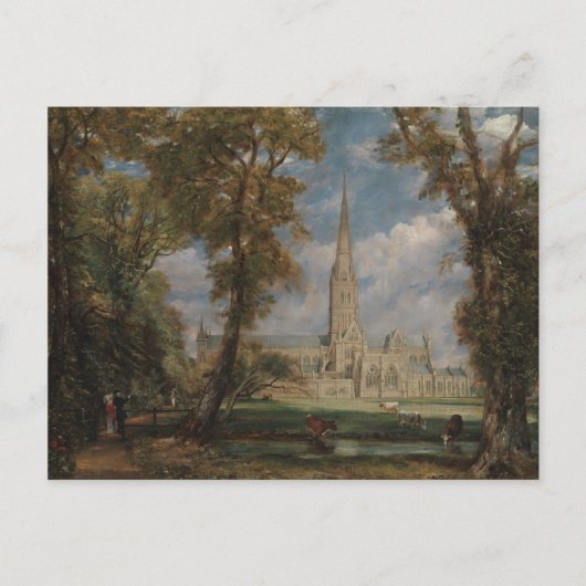 John Constable | Salisbury Kathedrale aus dem Bisc Postkarte (Vorderseite)