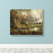 John Constable | Salisbury Kathedrale aus der Stra Leinwanddruck (Insitu (Holzboden))
