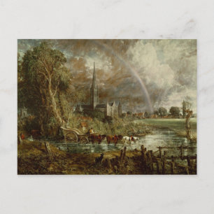 John Constable   Salisbury Kathedrale aus der Stra Postkarte