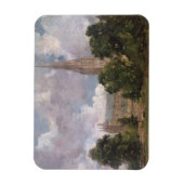 John Constable | Salisbury Kathedrale vom Auslauf Magnet (Vertikal)