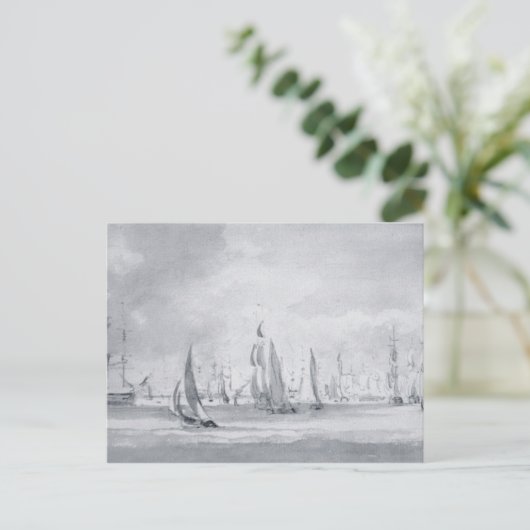 John Constable | Schifffahrt in der Themse Postkarte (Stehend Vorderseite)