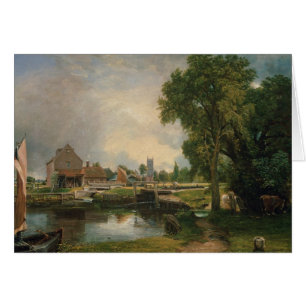 John Constable Schleuse Dedham und Mill, 1820