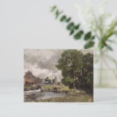 John Constable | Schleuse Dedham und Mill Postkarte (Stehend Vorderseite)
