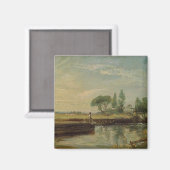 John Constable | Schleuse Flatford, c.18 Magnet (Vorderseite/Rückseite)