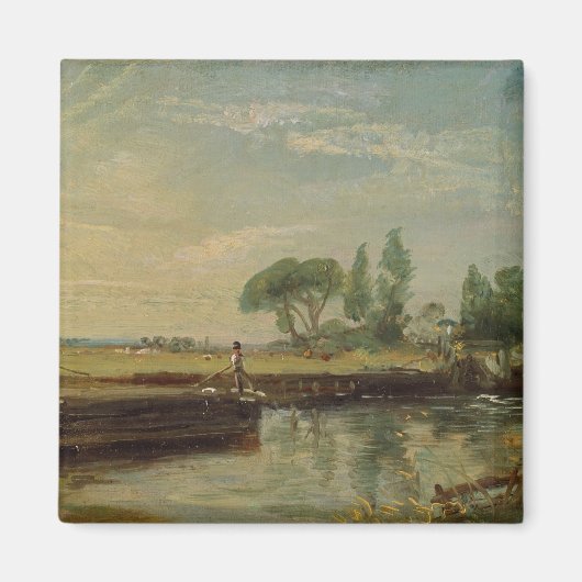 John Constable | Schleuse Flatford, c.18 Magnet (Vorne)