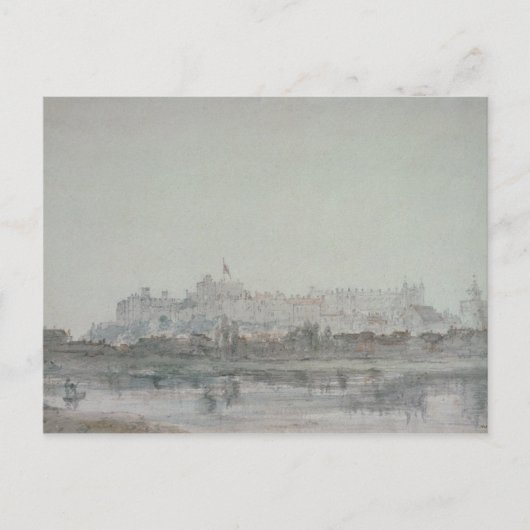 John Constable | Schloss Windsor aus dem Fluss, 19 Postkarte (Vorderseite)