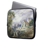 John Constable | schüren Poges Kirche Laptopschutzhülle (Vorderseite Links)