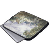 John Constable | schüren Poges Kirche Laptopschutzhülle (Vorne Knopf)