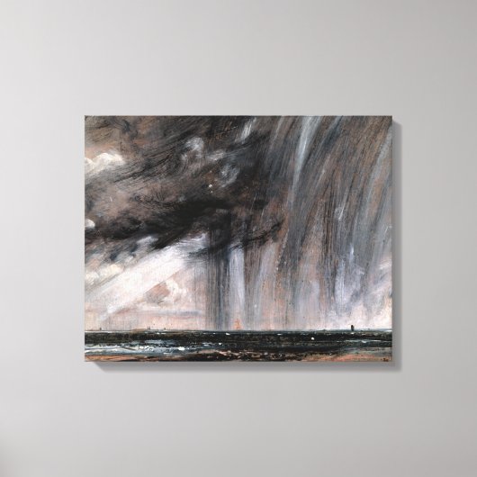 John Constable - Seascape Study with Rain Cloud Leinwanddruck (Vorderseite)