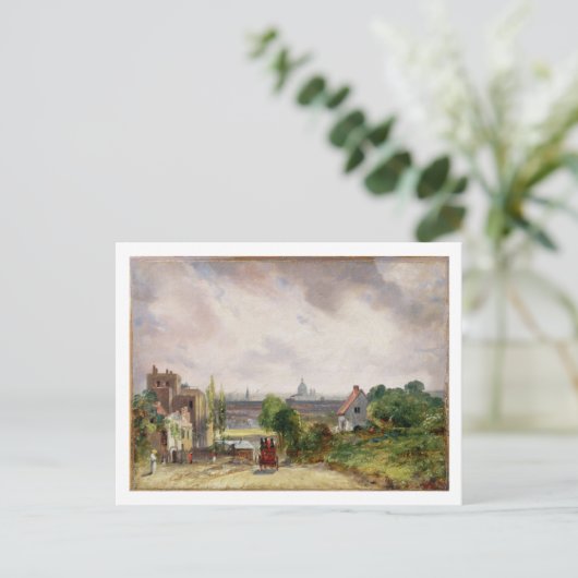 John Constable | Sir Richard Steeles Hütte, Ham Postkarte (Stehend Vorderseite)