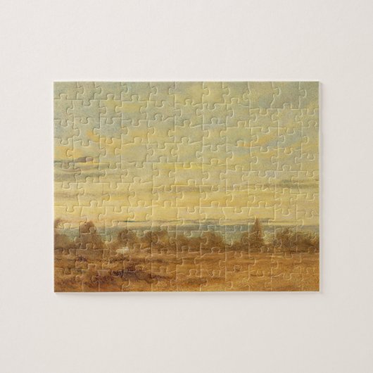 John Constable | Sommer - Abend Landschaft (Öl Puzzle (Horizontal)
