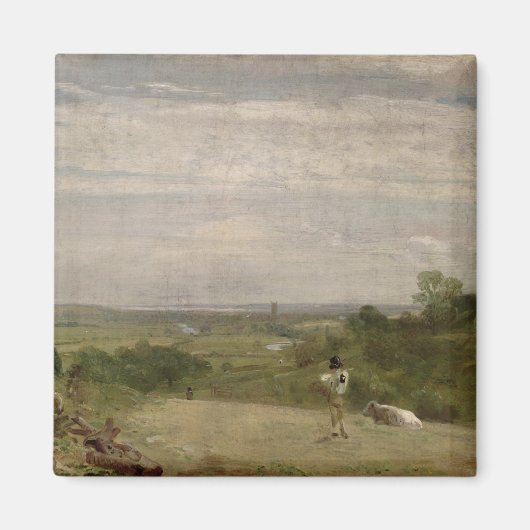 John Constable | Sommermorgens: Dedham aus Langh Magnet (Vorne)