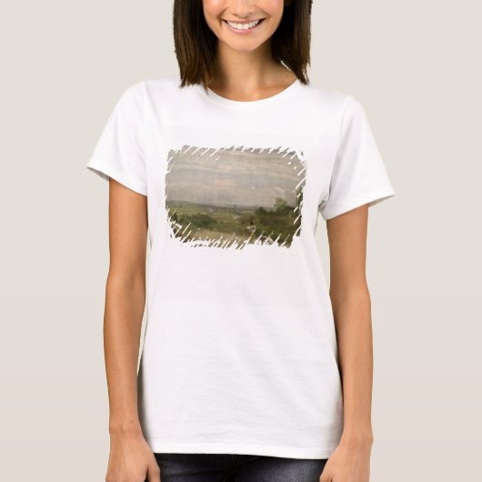 John Constable | Sommermorgens: Dedham aus Langh T-Shirt (Vorderseite)