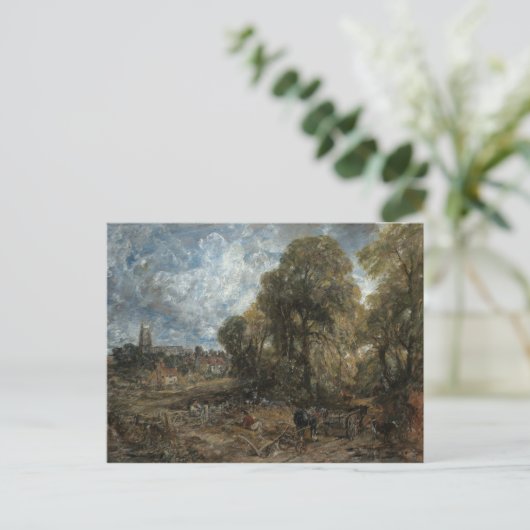 John Constable - Stoke-by-Nayland Postkarte (Stehend Vorderseite)