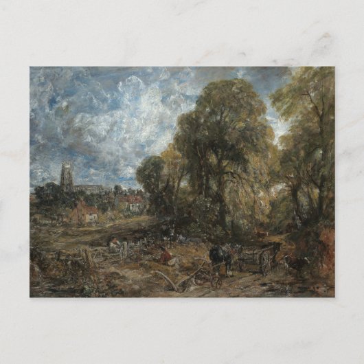 John Constable - Stoke-by-Nayland Postkarte (Vorderseite)