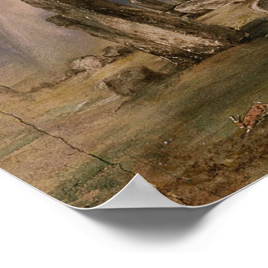 John Constable | Stonehenge, 1835 Poster (Ecke)