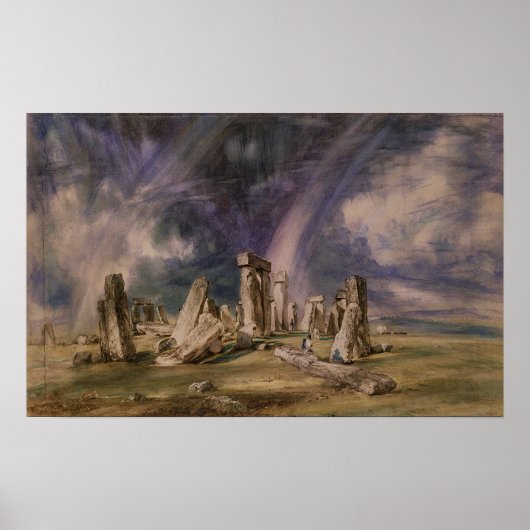 John Constable | Stonehenge, 1835 Poster (Vorne)