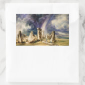 John Constable - Stonehenge Rechteckiger Aufkleber (Tasche)