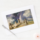 John Constable - Stonehenge Rechteckiger Aufkleber (Umschlag)
