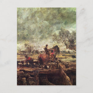John Constable Studie für das Leaping Horse Postkarte
