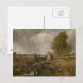John Constable - Studie über ein Boot, das eine Sc Postkarte (Vorne/Hinten)