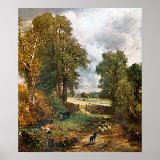John Constable - The Cornfield of 1826 Poster (Vorne)