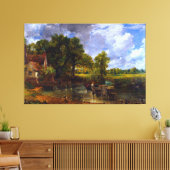 JOHN CONSTABLE - The Hay Wain - 1821 - Romantik Leinwanddruck (Insitu (Wohnzimmer))