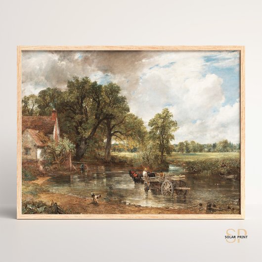 John Constable The Hay Wain Painting Art Print Poster