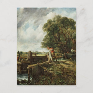 John Constable   The Lock, 1824 Postkarte