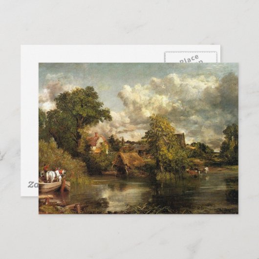 John Constable - The White Horse Artwork Postkarte (Vorne/Hinten)