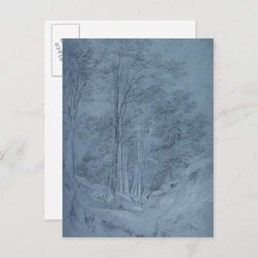 John Constable | Untersuchung von Asche und andere Postkarte (Vorne/Hinten)