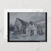 John Constable | Veranda und Transept einer Kirche Postkarte (Vorne/Hinten)
