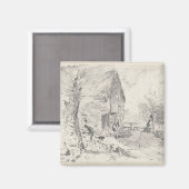 John Constable Watermill at Newbury (Pencil) Magnet (Vorderseite/Rückseite)