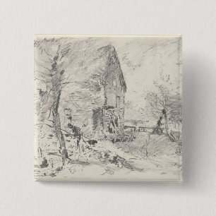 John Constable   Watermill bei Newbury (Bleistift) Button